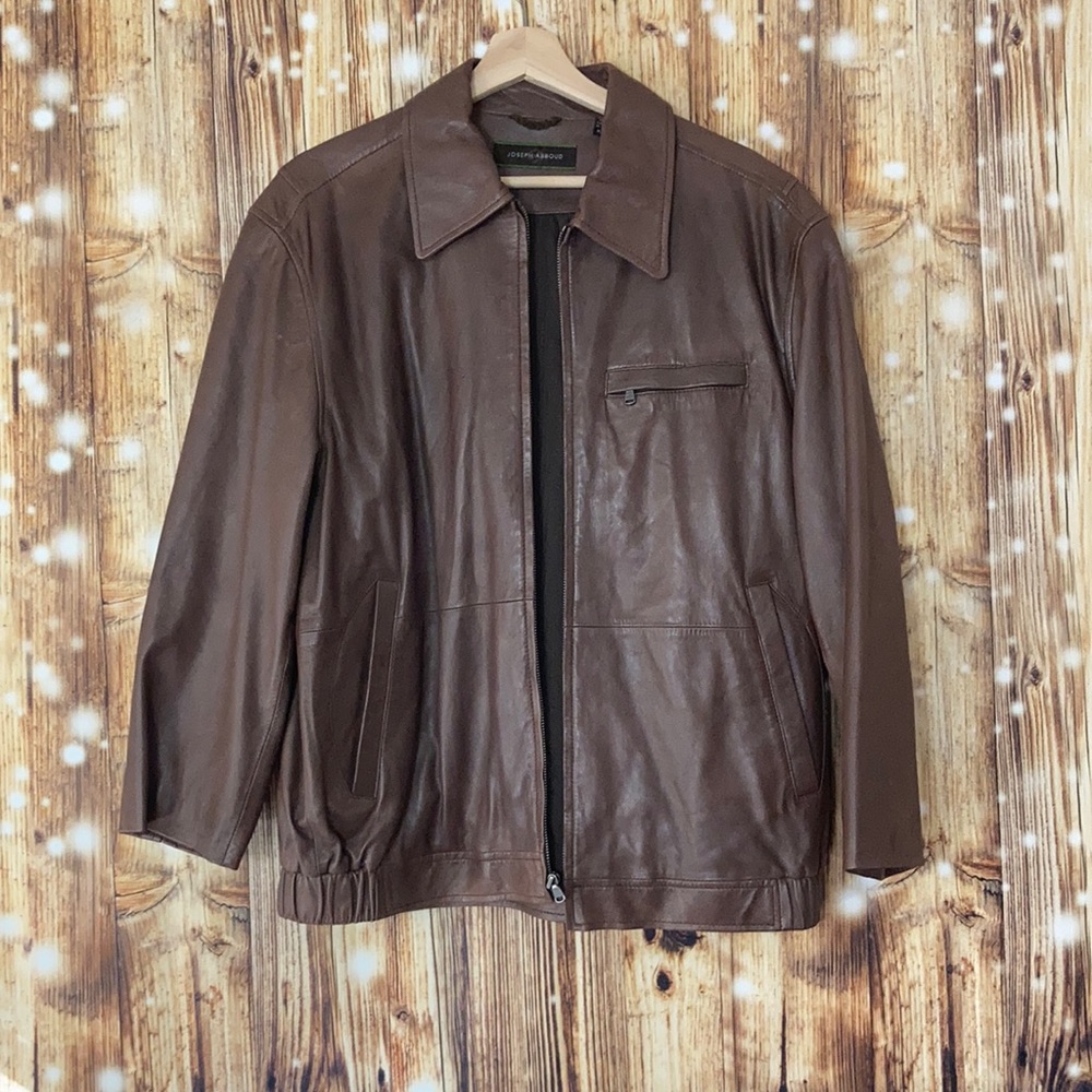 Soft leather jacket